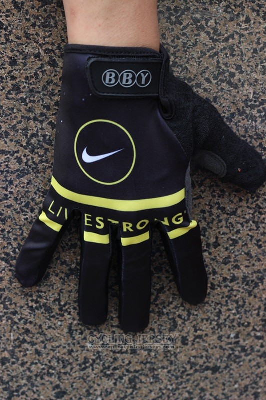 2013 Livestrong Full Finger Gloves Cycling